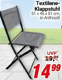 CENTERSHOP Textilene Klappstuhl Angebot