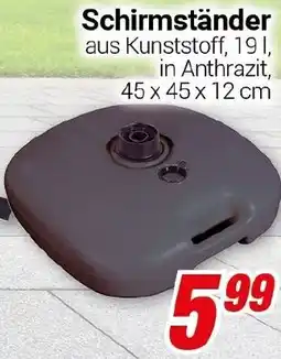 CENTERSHOP Schirmständer Angebot