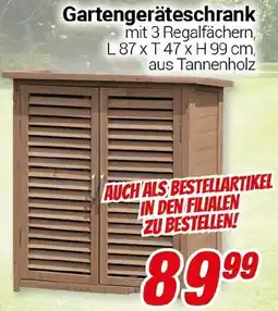 CENTERSHOP Gartengeräteschrank Angebot
