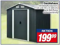 CENTERSHOP Gerätehaus Angebot