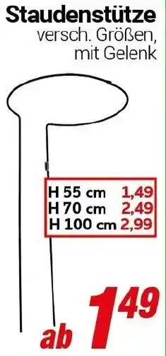 CENTERSHOP Staudenstütze Angebot