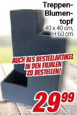 CENTERSHOP Treppen Blumentopf Angebot