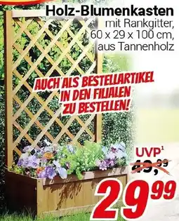 CENTERSHOP Holz-Blumenkasten Angebot