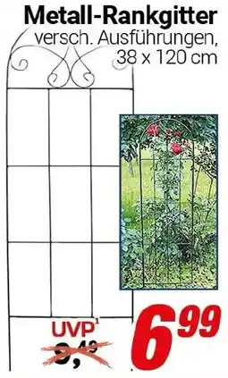 CENTERSHOP Metall-Rankgitter Angebot
