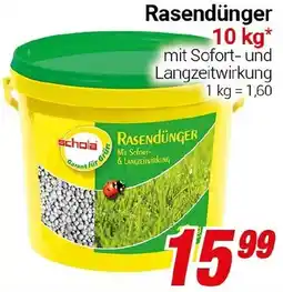 CENTERSHOP Schola Rasendünger Angebot