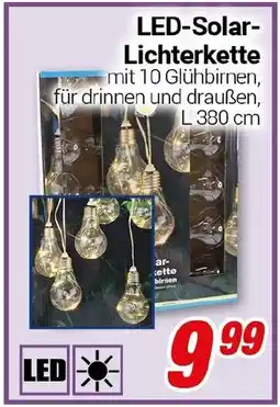 CENTERSHOP LED-Solar Lichterkette Angebot