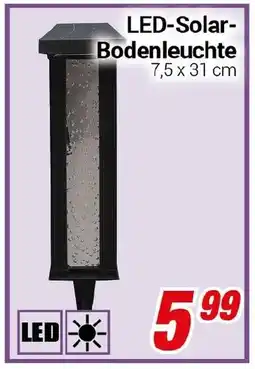 CENTERSHOP LED-Solar Bodenleuchte Angebot
