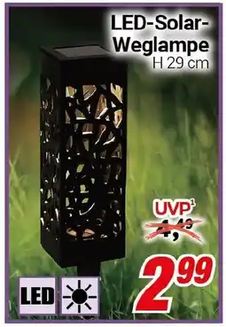 CENTERSHOP LED-Solar Weglampe Angebot