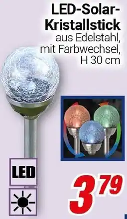 CENTERSHOP LED-Solar Kristallstick Angebot