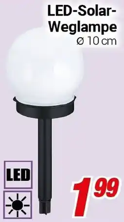 CENTERSHOP LED-Solar Weglampe Angebot