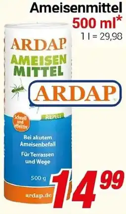CENTERSHOP ARDAP Ameisenmittel Angebot