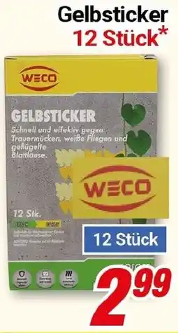 CENTERSHOP WECO Gelbsticker Angebot