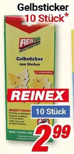 CENTERSHOP REINEX Gelbsticker Angebot