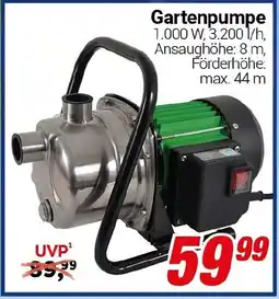 CENTERSHOP Gartenpumpe Angebot