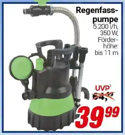 CENTERSHOP Regenfasspumpe Angebot