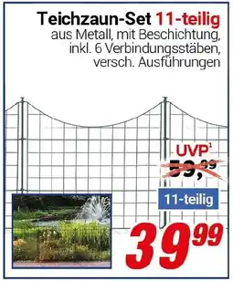 CENTERSHOP Teichzaun-Set Angebot