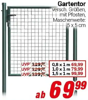 CENTERSHOP Gartentor Angebot