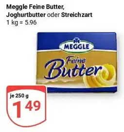 Globus Meggle Feine Butter, Joghurtbutter oder Streichzart Angebot