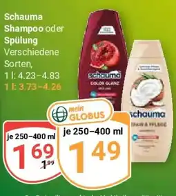 Globus Schauma Shampoo oder Spülung Angebot