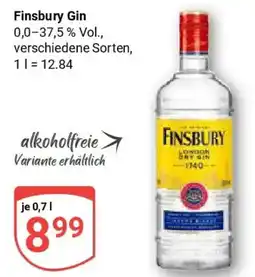 Globus Finsbury Gin Angebot
