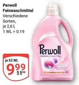 Globus Perwoll Feinwaschmittel Angebot