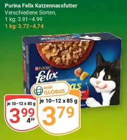 Globus Purina Felix Katzennassfutter Angebot
