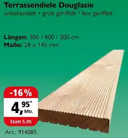 Holz Possling Terrassendiele Douglasie Angebot