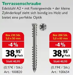 Holz Possling Terrassenschraube Angebot