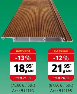 Holz Possling Terrassendiele Dream Deck ALU Angebot