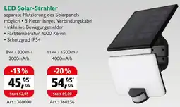 Holz Possling LED Solar-Strahler Angebot