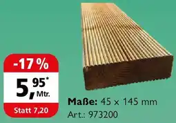 Holz Possling Terrassendiele Kiefer Angebot