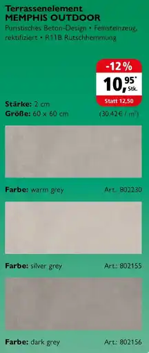 Holz Possling Terrassenelement MEMPHIS OUTDOOR Angebot