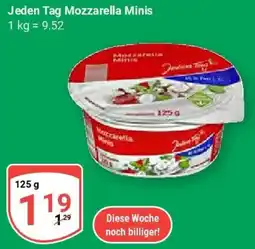 Globus Jeden Tag Mozzarella Minis Angebot