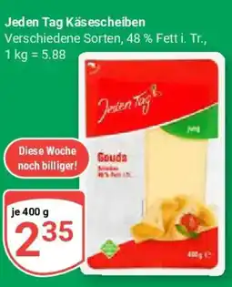 Globus Jeden Tag Käsescheiben Angebot