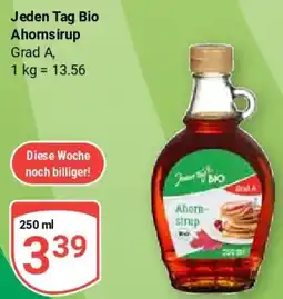Globus Jeden Tag Bio Ahornsirup Angebot