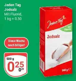 Globus Jeden Tag Jodsalz Angebot
