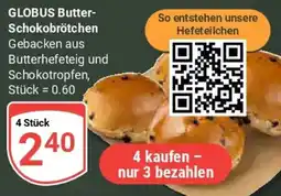 Globus GLOBUS Butter Schokobrötchen Angebot