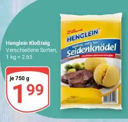 Globus Henglein Kloẞteig Angebot