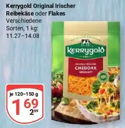 Globus Kerrygold Original Irischer Reibekäse oder Flakes Angebot