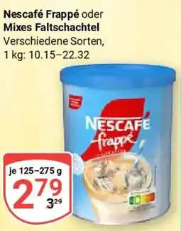 Globus Nescafé Frappé oder Mixes Faltschachtel Angebot