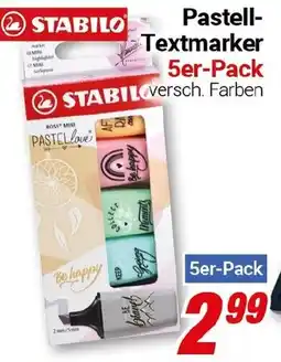 CENTERSHOP STABILO Pastell Textmarker Angebot