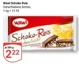Globus Wawi Schoko-Reis Angebot
