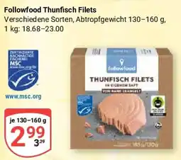 Globus Followfood Thunfisch Filets Angebot