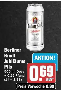 HIT BERLINER KINDL Jubiläums Pils Angebot