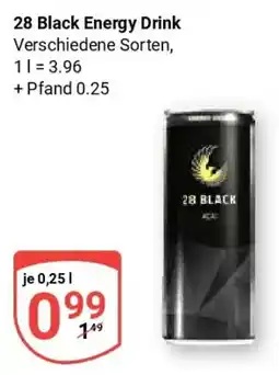 Globus 28 Black Energy Drink Angebot