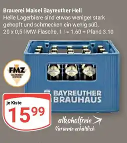 Globus Brauerei Maisel Bayreuther Hell Angebot