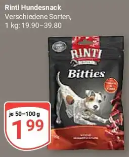 Globus Rinti Hundesnack Angebot