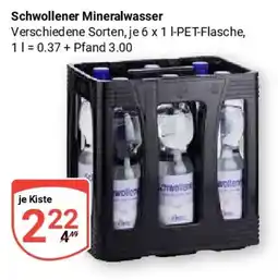 Globus Schwollener Mineralwasser Angebot