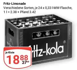 Globus Fritz-Limonade Angebot