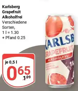 Globus Karlsberg Grapefruit Alkoholfrei Angebot